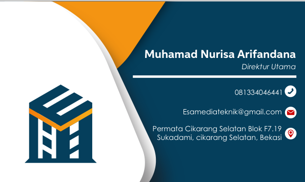 Kartu nama ESA MEDIA TEKNIK